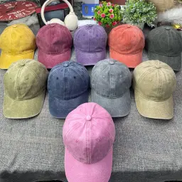 Custom Text Wash Cap — Two Lines, Any Words thumbnail 2