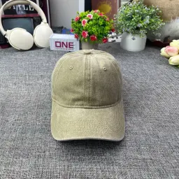 Custom Text Wash Cap — Two Lines, Any Words thumbnail 3