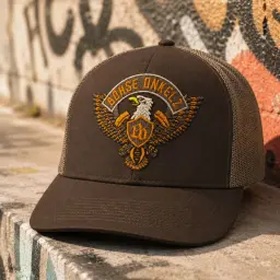 Böhse Onkelz Eagle Logo Brown Trucker Cap thumbnail 4