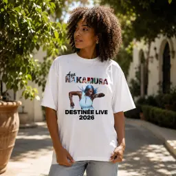 Aya Nakamura Destinee Live 2026 Tour T-Shirt thumbnail 3