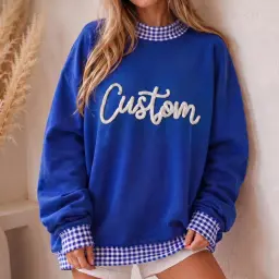 Game Day Script Mockneck — Raised Chenille, Your Word thumbnail 2