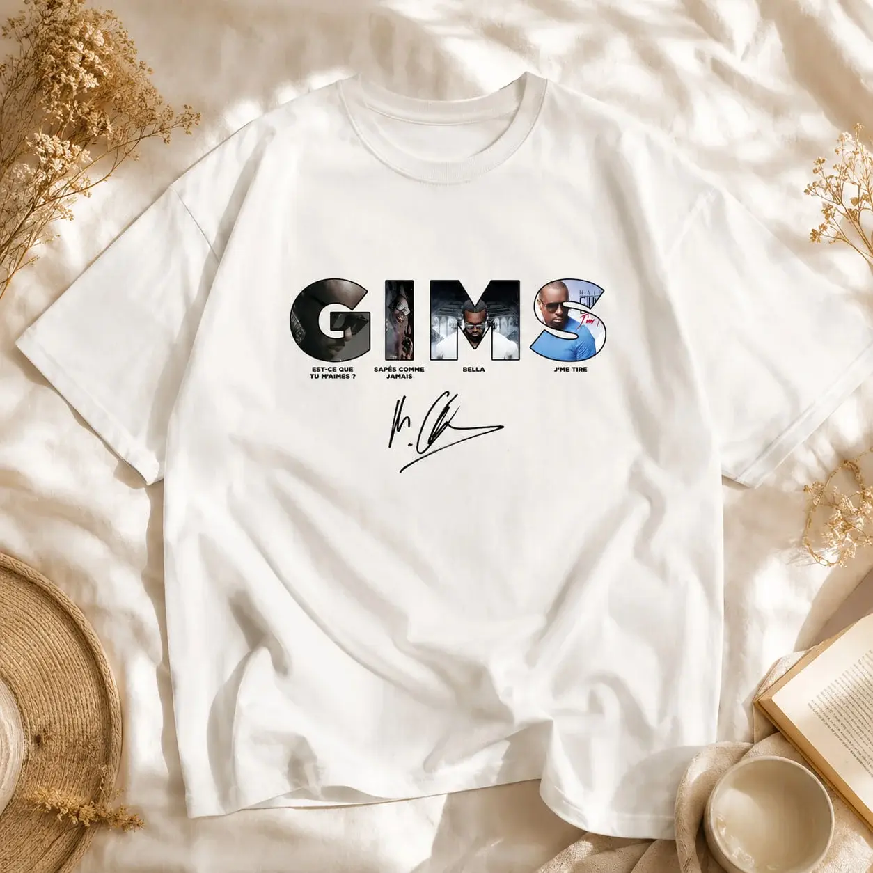 GIMS French Pop Rap Graphic T-Shirt