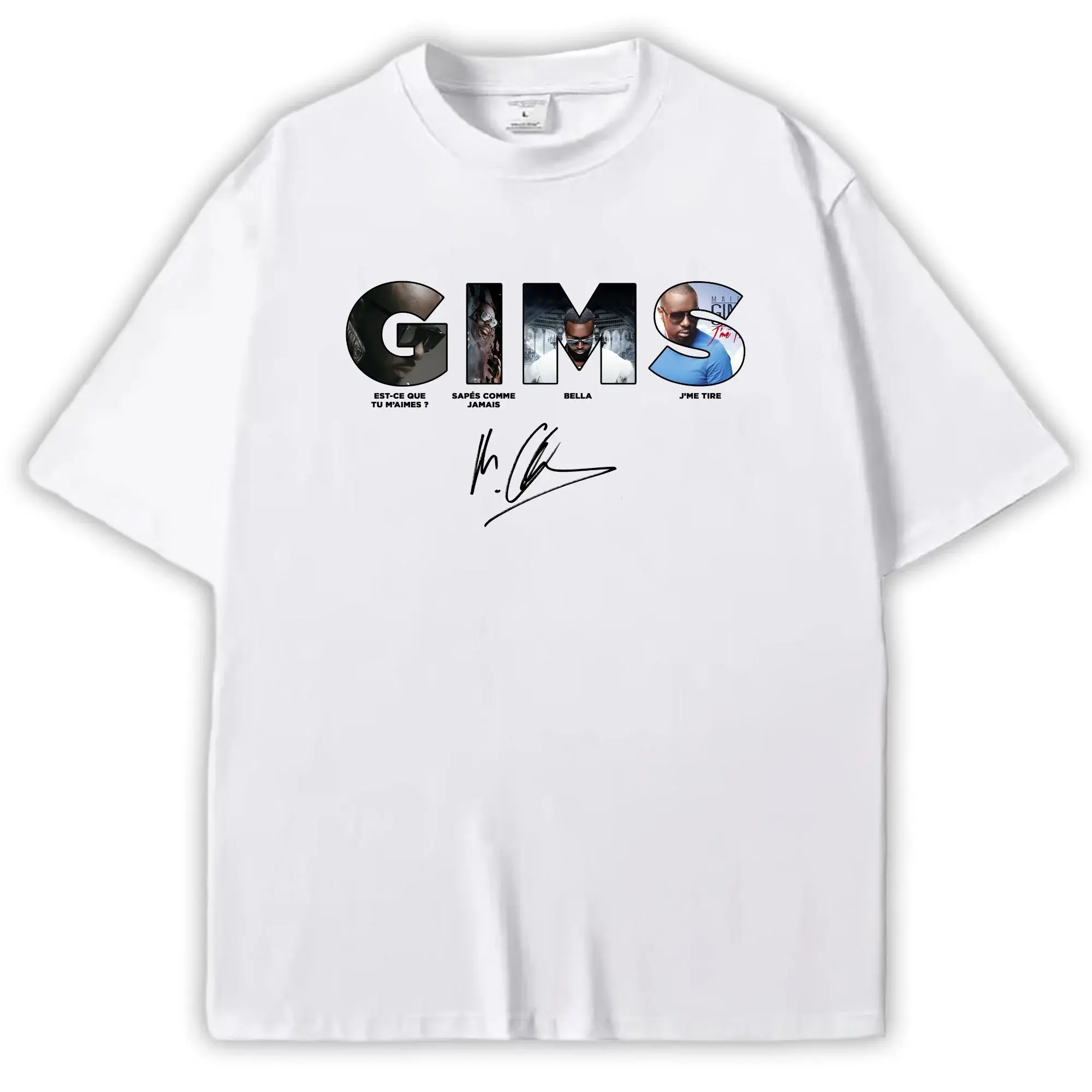 GIMS French Pop Rap Graphic T-Shirt