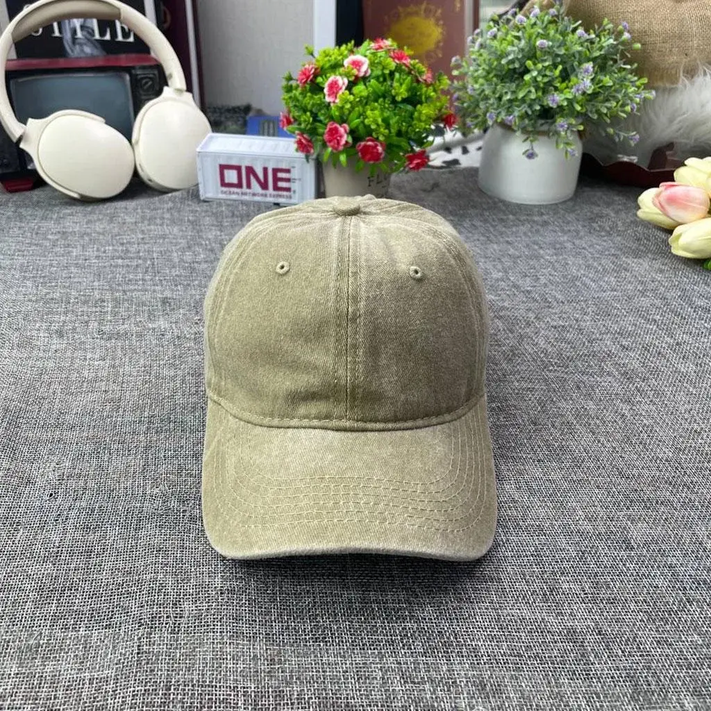 Custom Text Wash Cap — Two Lines, Any Words
