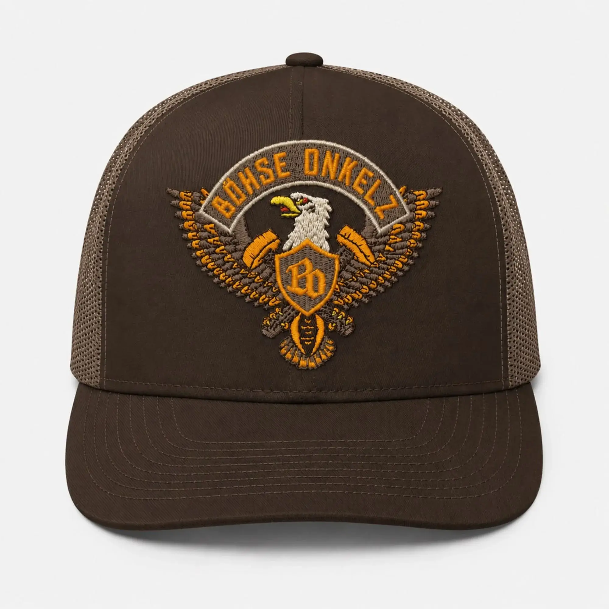 Böhse Onkelz Eagle Logo Brown Trucker Cap