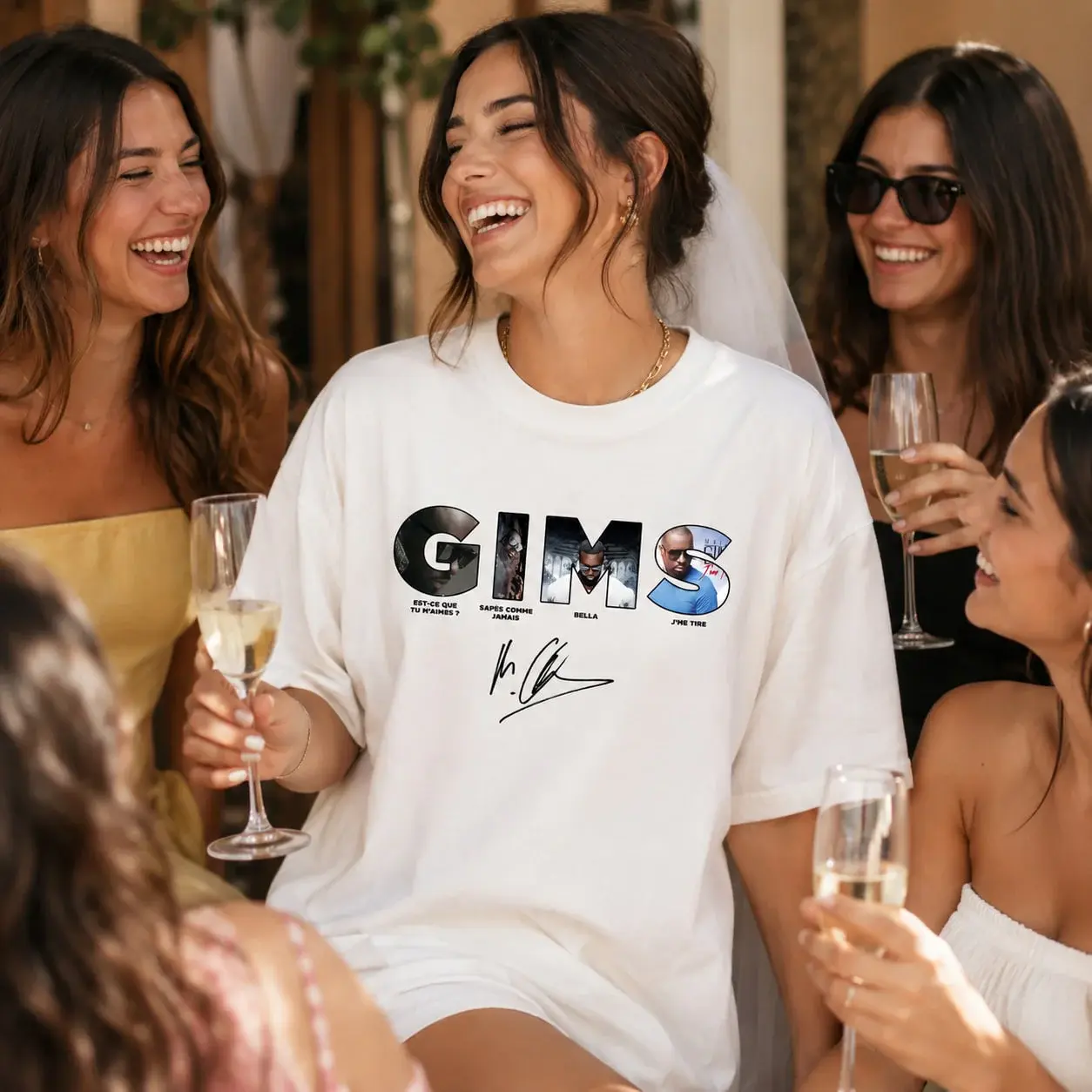 GIMS French Pop Rap Graphic T-Shirt