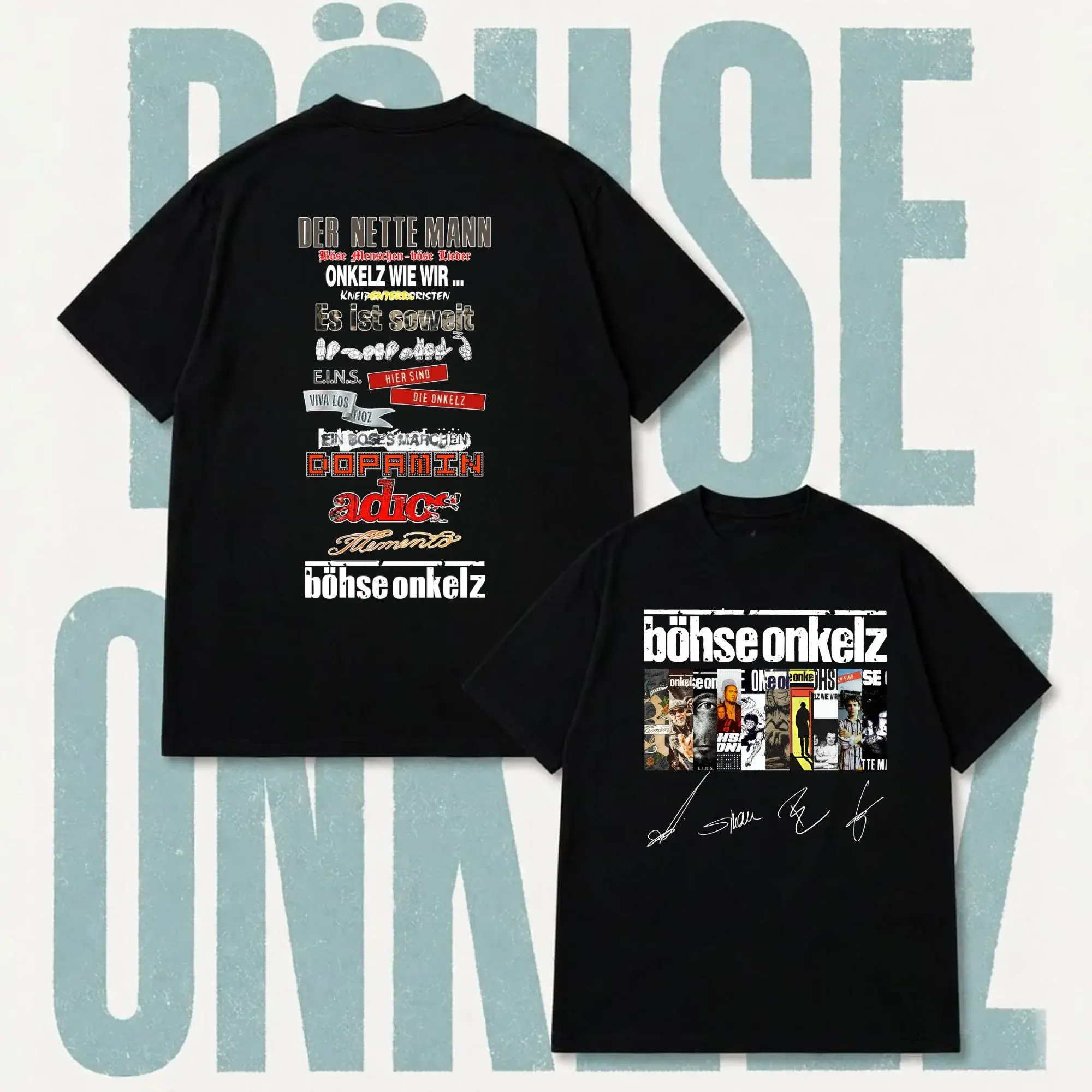 Böhse Onkelz Album Collage Unisex T-Shirt