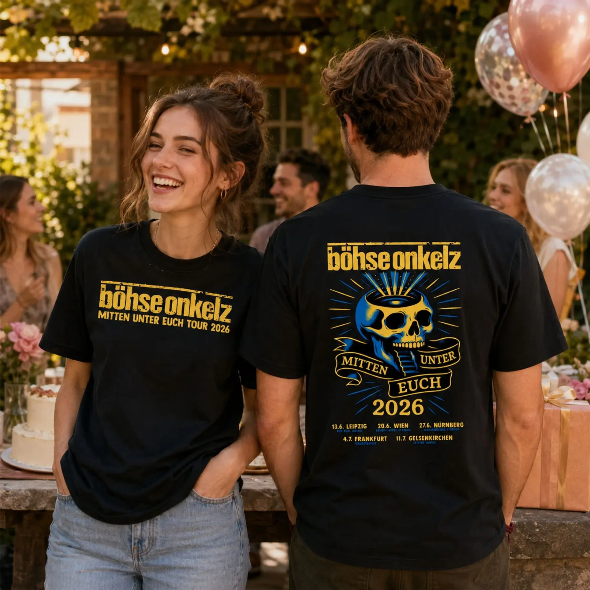 Böhse Onkelz Mitten Unter Euch Tour 2026 T-Shirt