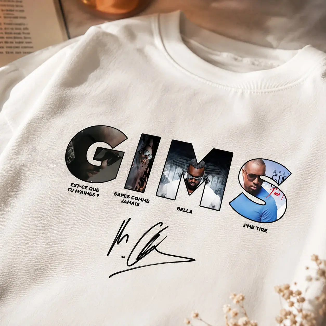 GIMS French Pop Rap Graphic T-Shirt
