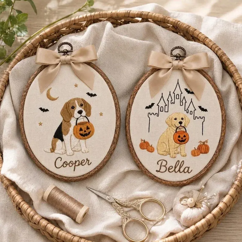 Baby Name Hoop — Their First Sign, Hand-Finished