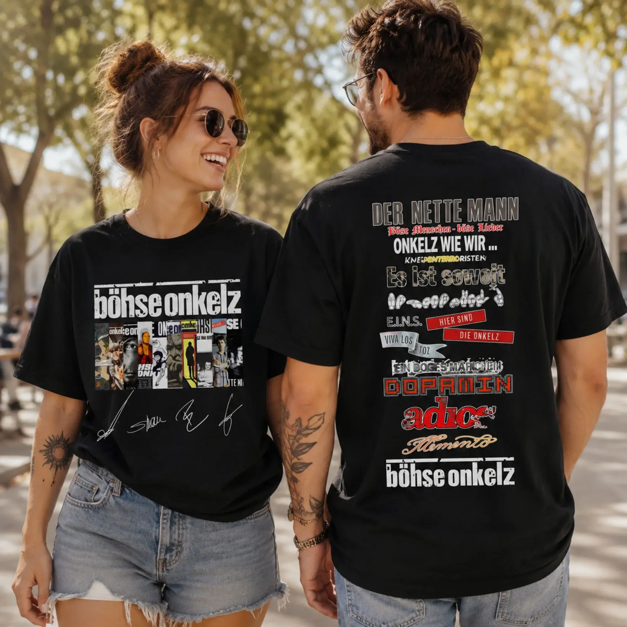 Böhse Onkelz Album Collage Unisex T-Shirt